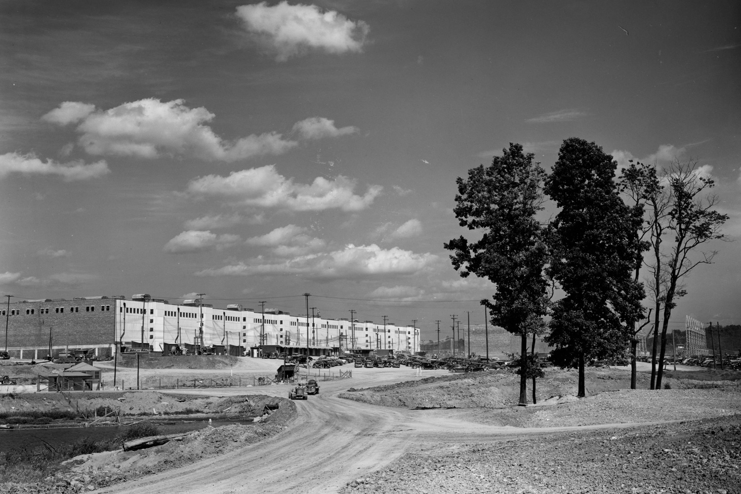 K-27 Building from the west in 1946